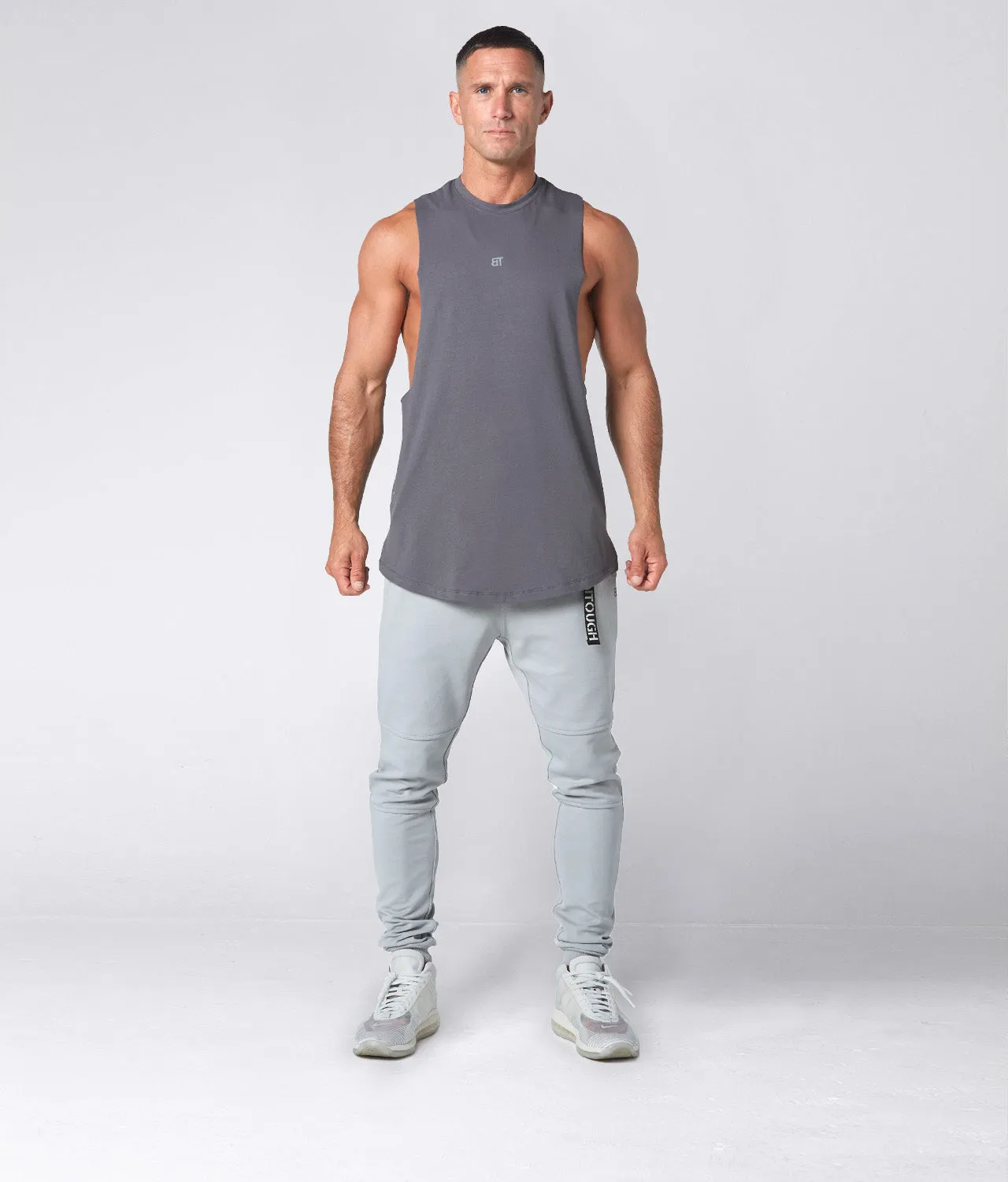 1800 . Viscose Regular-Fit Tank Top - Grey