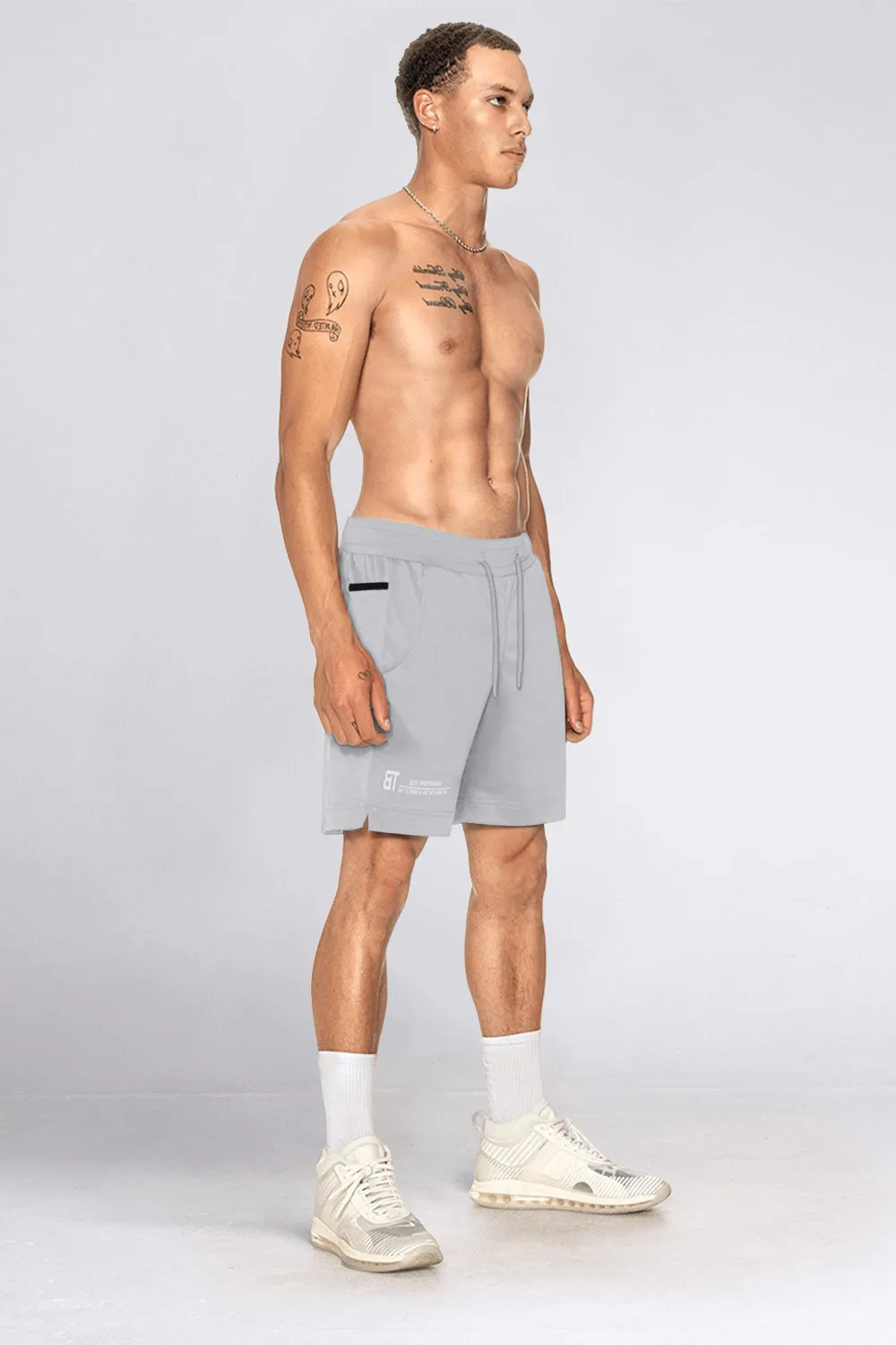 3800 . Momentum Regular-Fit Shorts - Grey