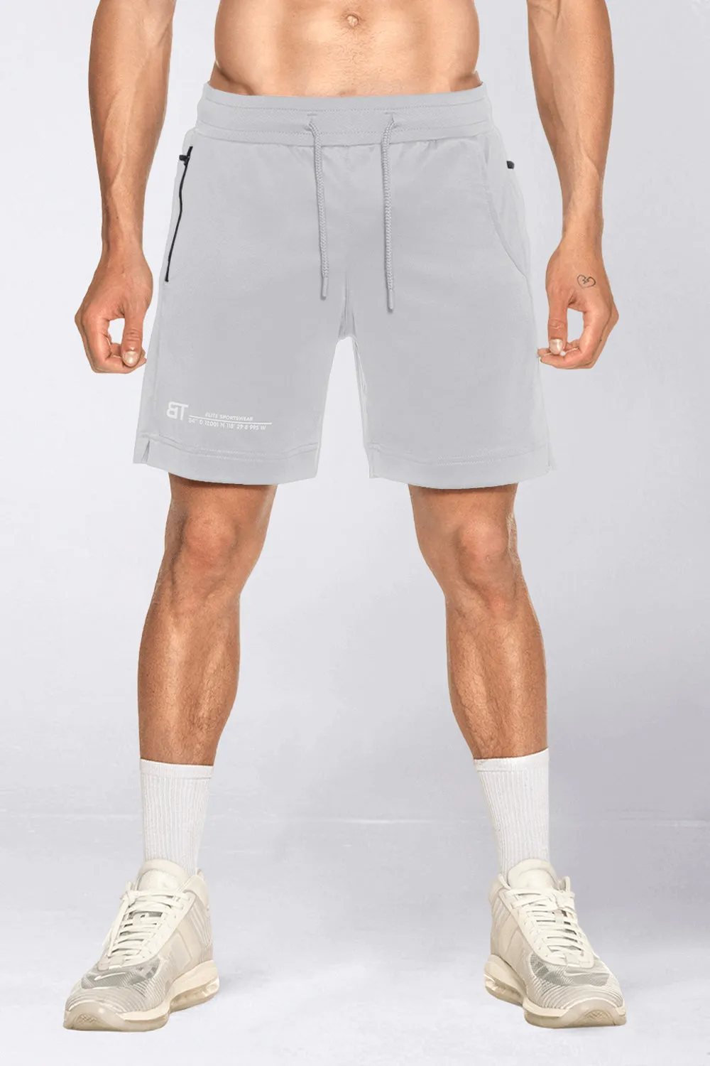 3800 . Momentum Regular-Fit Shorts - Grey