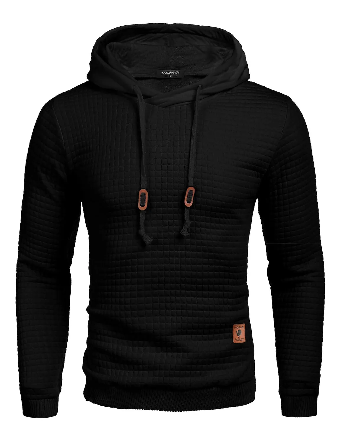 3D Vertigo Print Men's Hoodie - Khaki Gray White Black Sports Outdoor Cool Winter Apparel