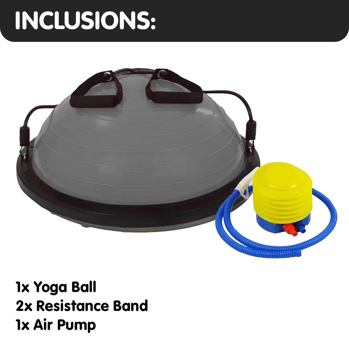 58cm Anti-Burst Yoga Balance Trainer Ball with Pump