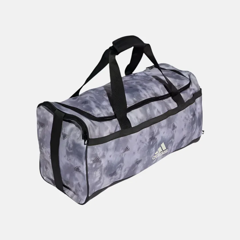 Adidas Essentials Linear Graphic Training Duffel Bag -Multicolor/Chalk White