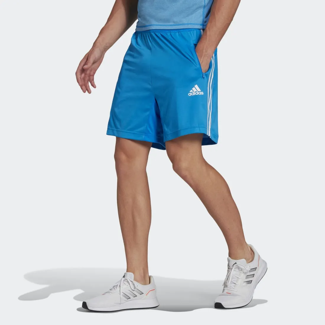 adidas Primeblue Designed to Move Sport 3-Stripes Men's Shorts