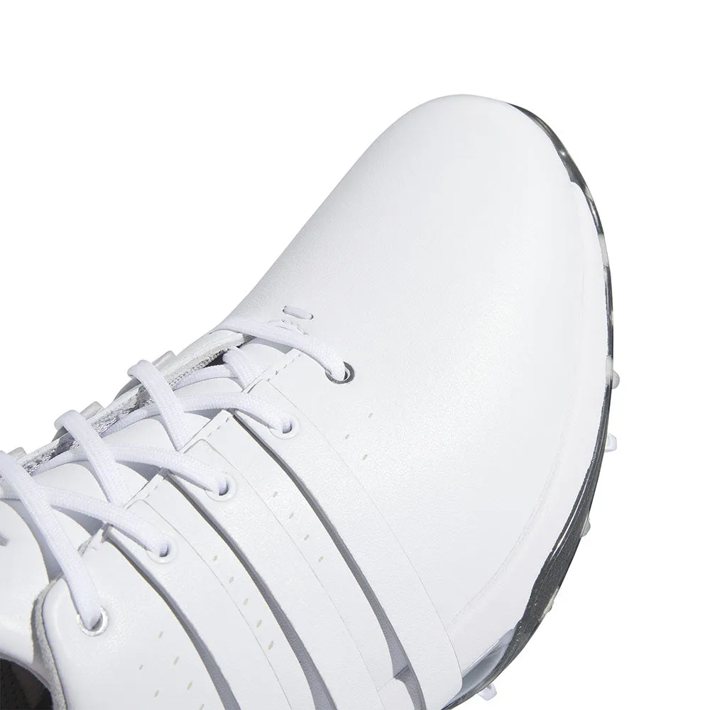 adidas Tour360 24 Spiked Waterproof Shoes - Ftwr White/Ftwr White/Silver Met.