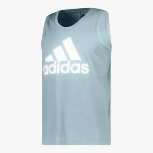 adidas Womens Essential Big Logo Tank Blue