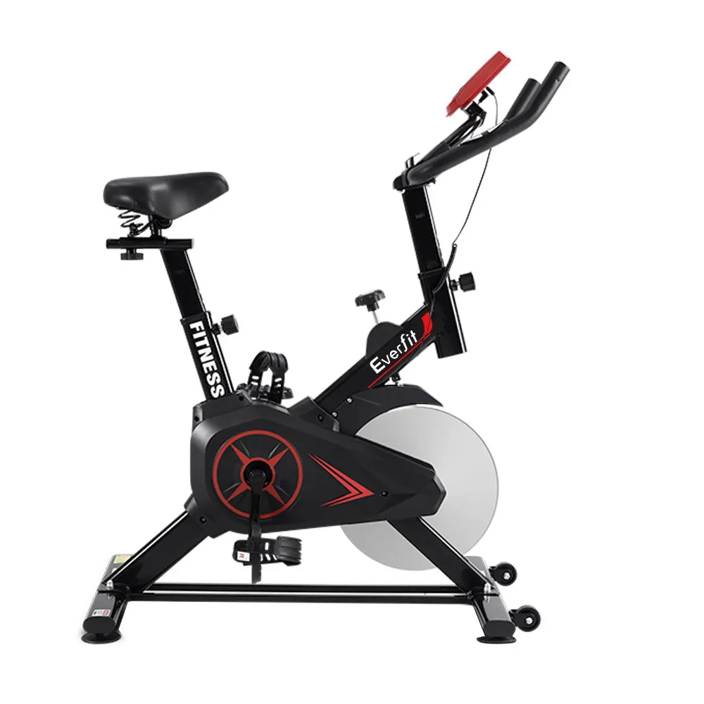 Adjustable Spin Bike 10KG Flywheel LCD Monitor - Everfit