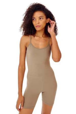 Airweight 6” Short Jumpsuit, Lentil