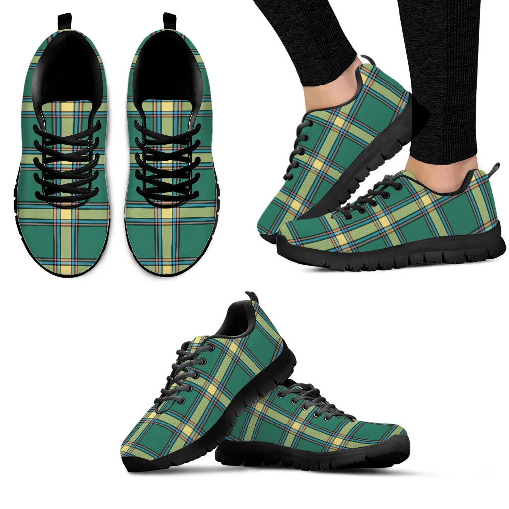 Alberta Province Canada Tartan Sneakers