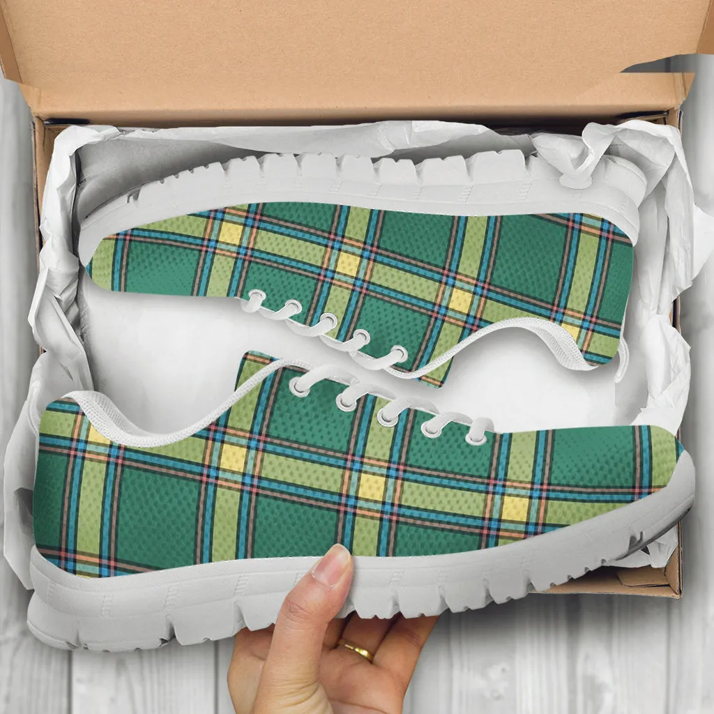 Alberta Province Canada Tartan Sneakers