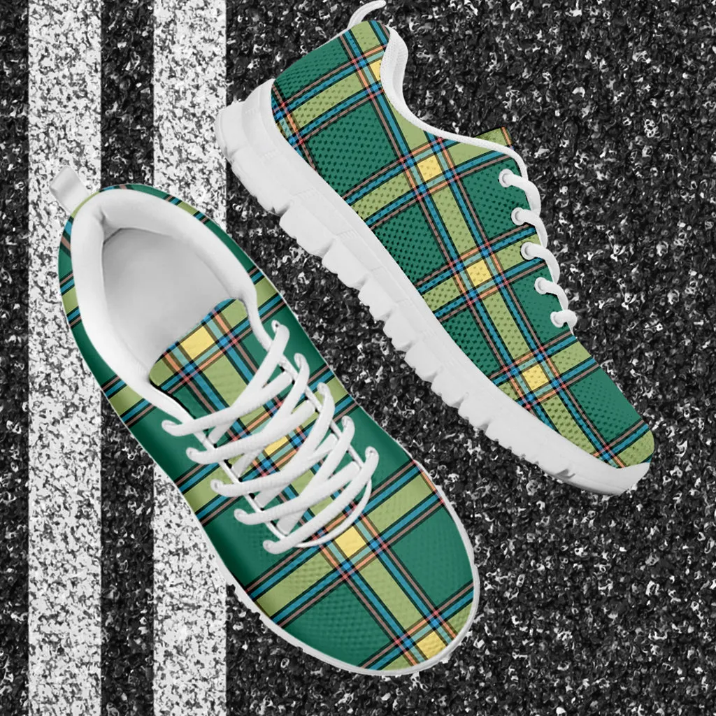 Alberta Province Canada Tartan Sneakers