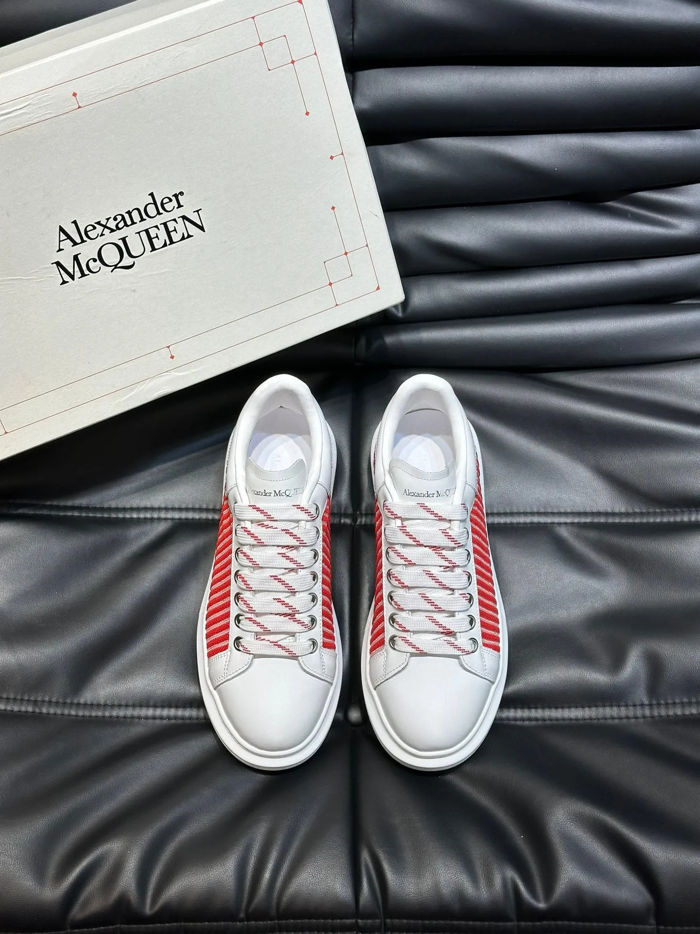 ALMC White and Red Sneakers-003