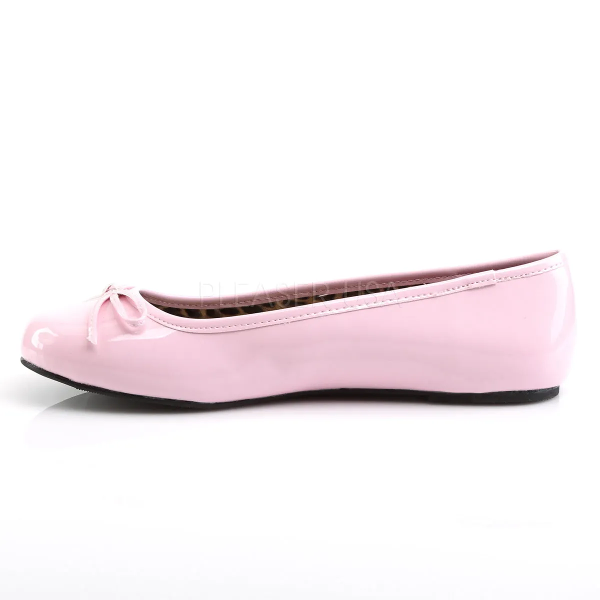 Anna Ballet Plus Size Flats Pink