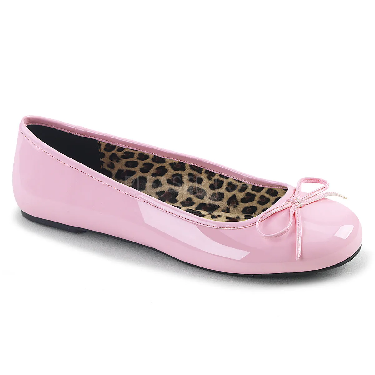 Anna Ballet Plus Size Flats Pink