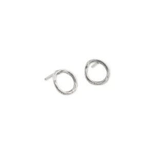 Annabel Circle Studs | Silver