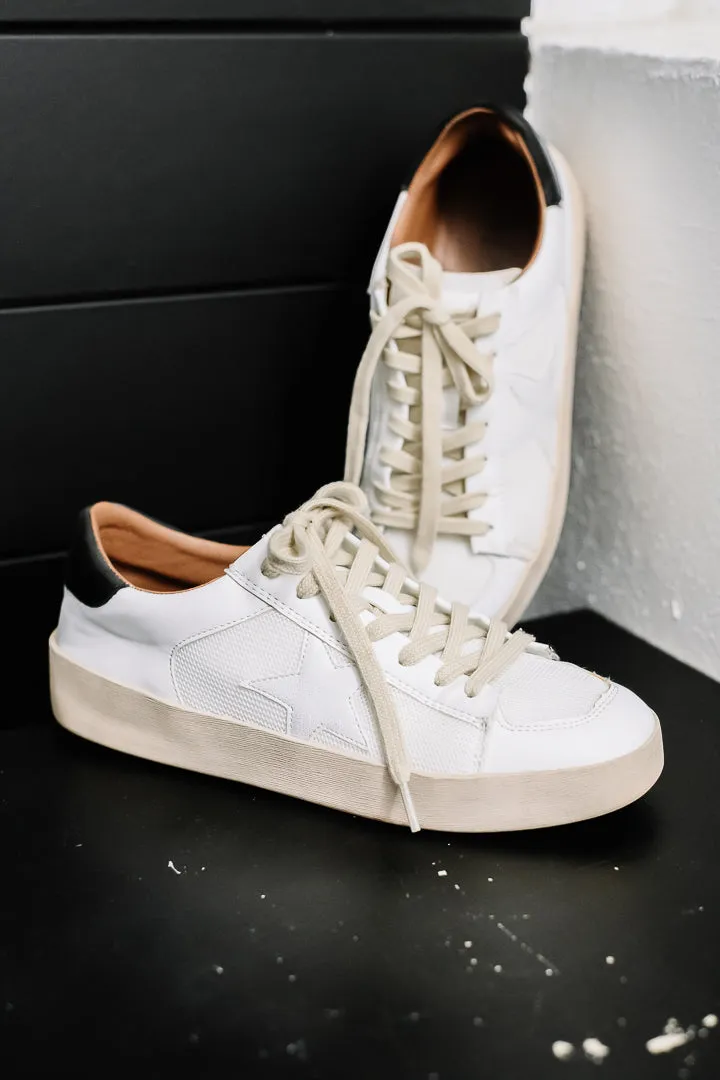 Another Round Star Sneakers | White