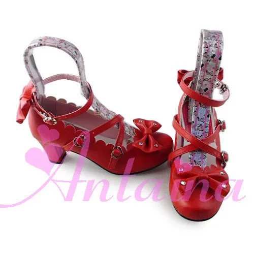 Antaina~Lolita Tea Party Heels Shoes Size 37-40