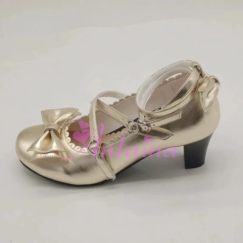 Antaina~Lolita Tea Party Heels Shoes Size 37-40