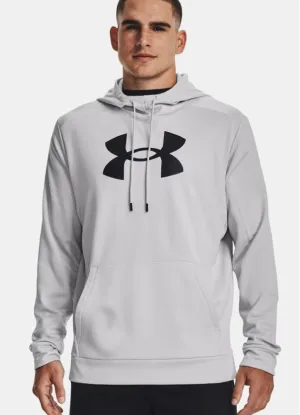 Armour Fleece Big Logo Hoodie in Grey by Under Armour