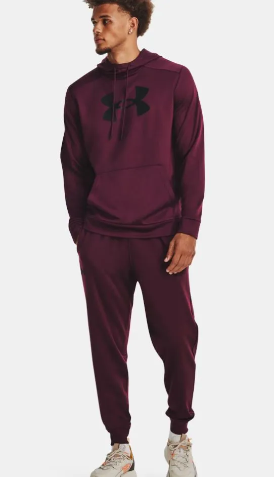 Armour Fleece Big Logo Hoodie in Maroon by Under Armour