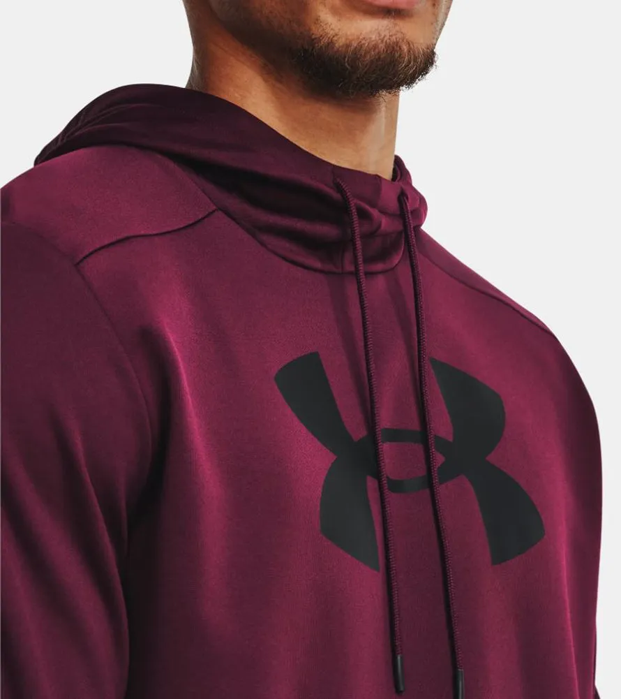 Armour Fleece Big Logo Hoodie in Maroon by Under Armour