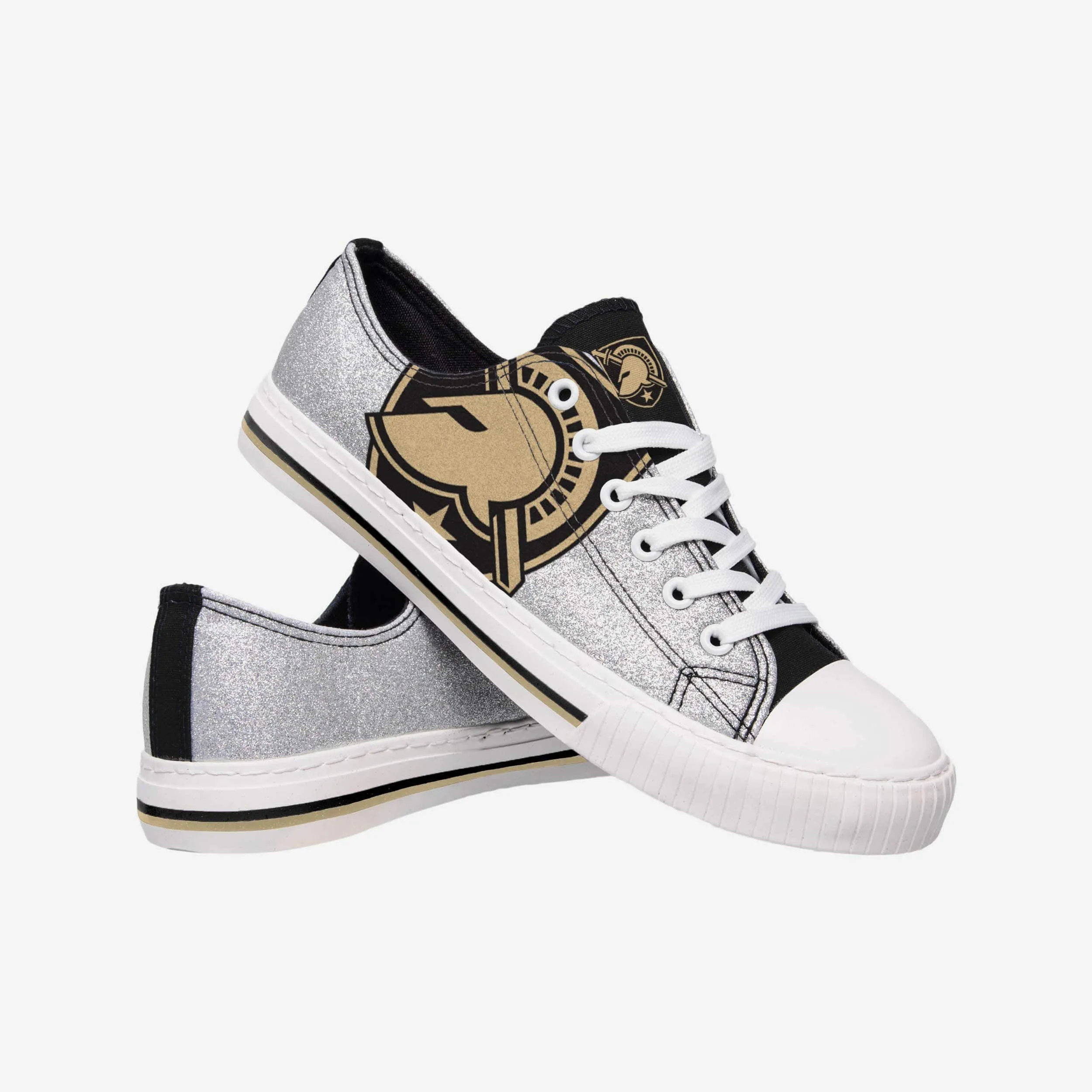 Army Black Knights Womens Glitter Low Top Canvas Shoe