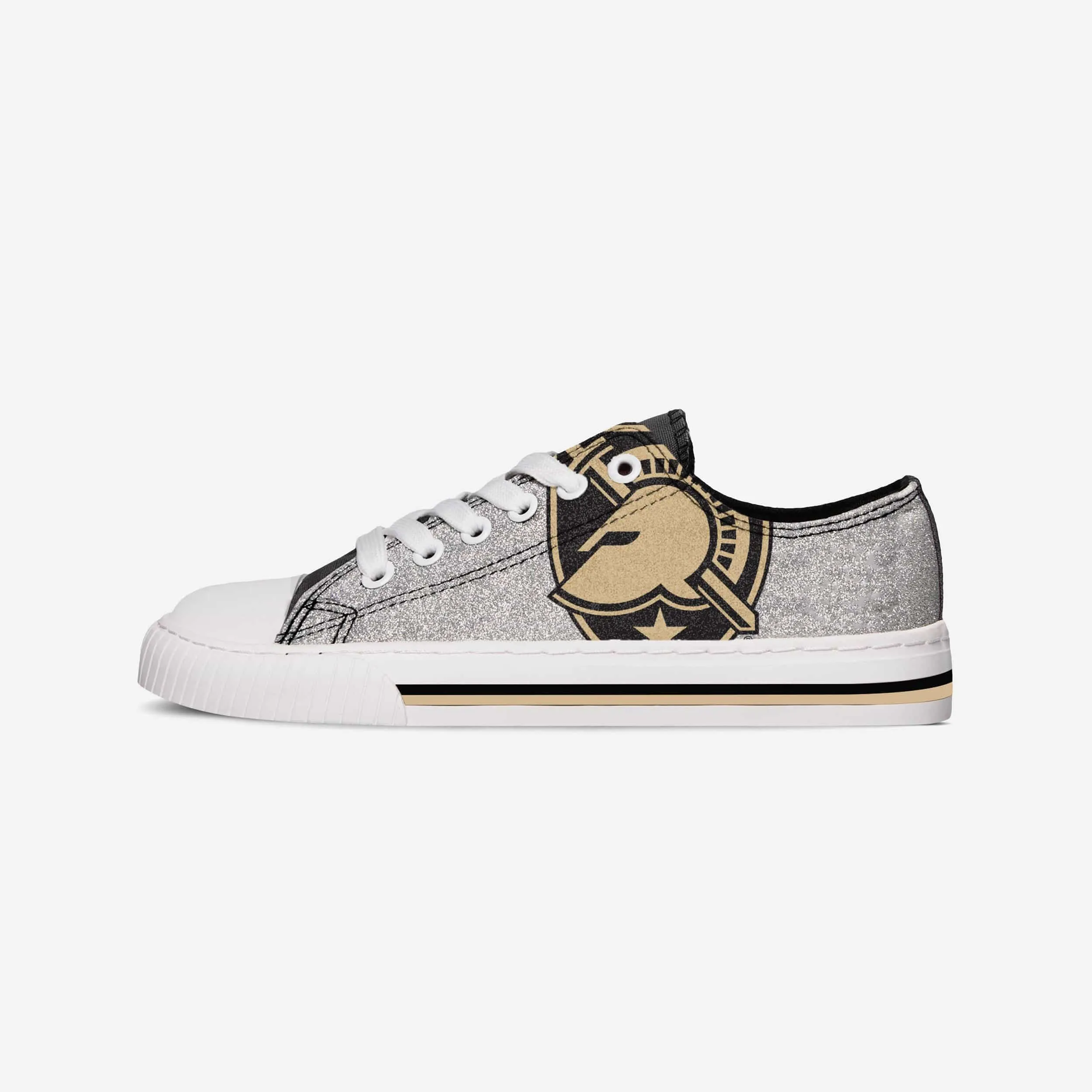 Army Black Knights Womens Glitter Low Top Canvas Shoe