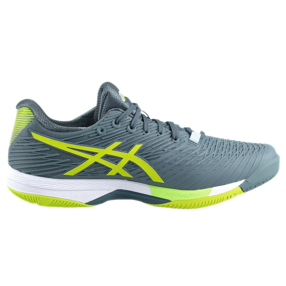 Asics Men's Solution Speed FF 2 - Steel Blue/Hazard Green