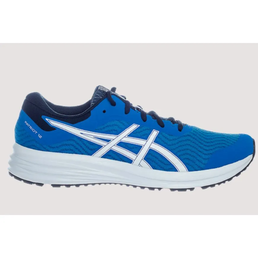 Asics Patriot 12 Men Running Shoes Electric Blue