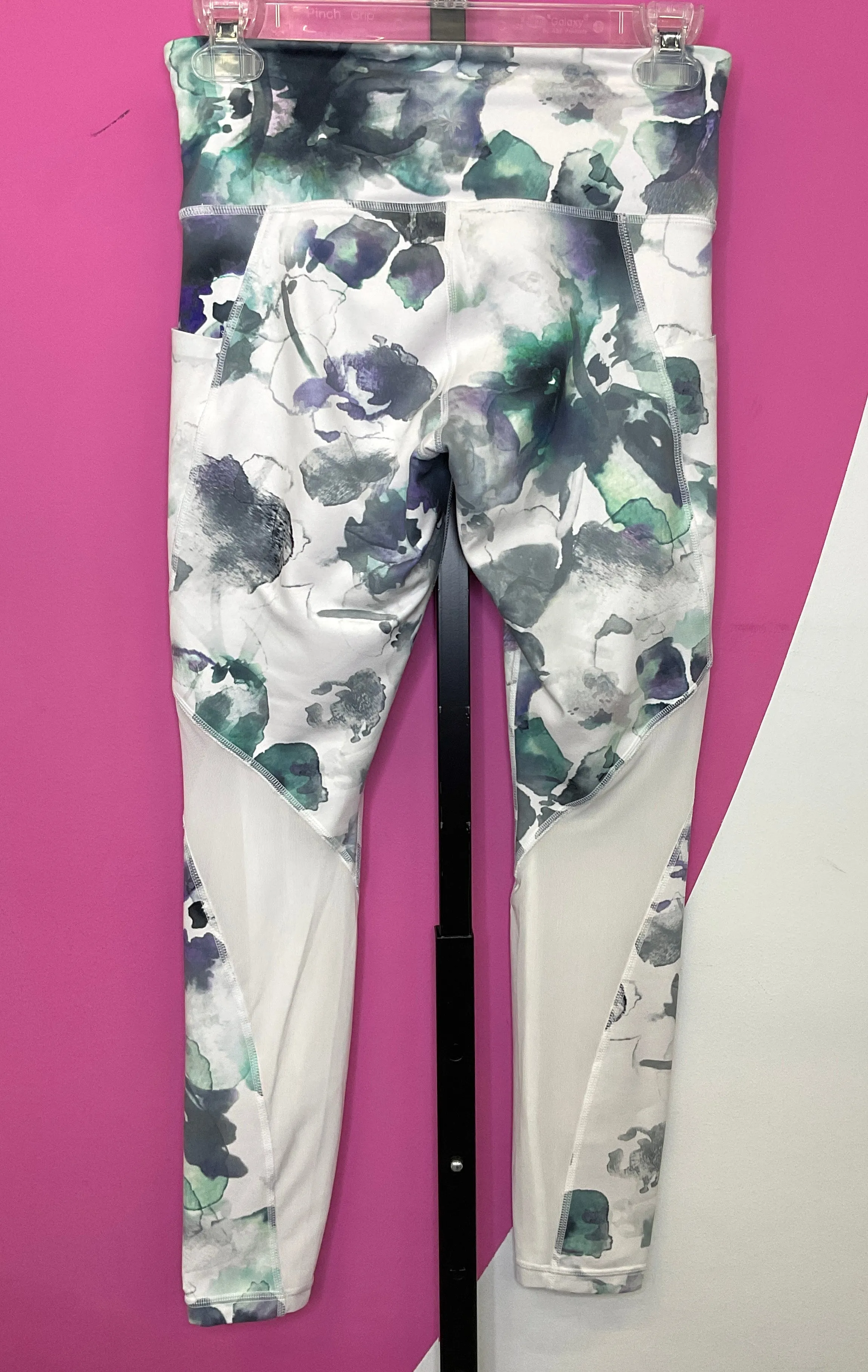 ATHLETA FLORAL 7/8 LEGGINGS - XS