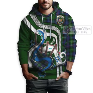 Baillie Tartan Hoodie with Epic Bagpipe Style