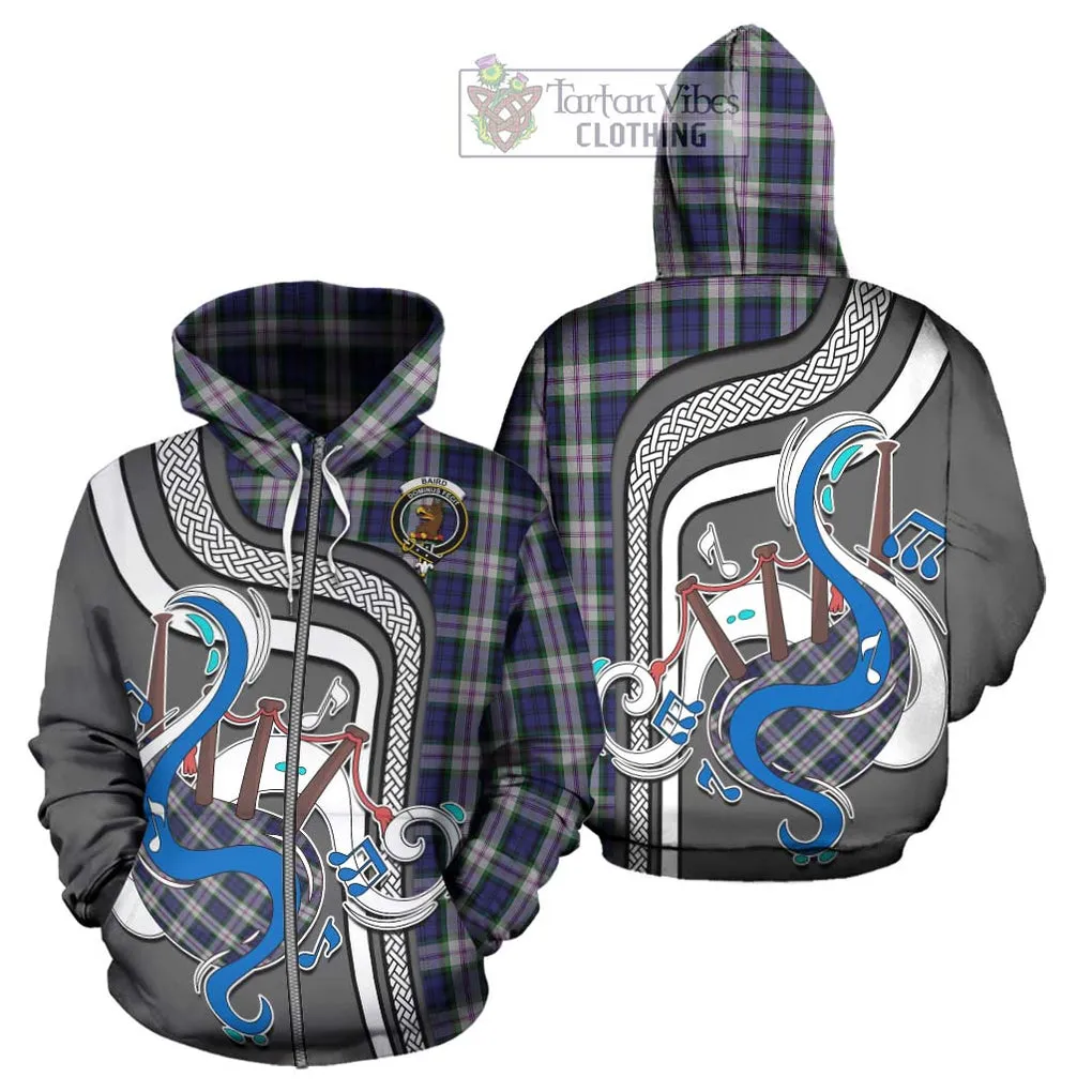 Baird Dress Tartan Hoodie with Epic Bagpipe Style