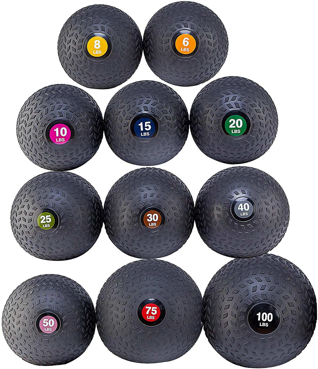 BalanceFrom Workout Exercise Fitness Weighted Medicine Ball, Wall Ball and Slam Ball