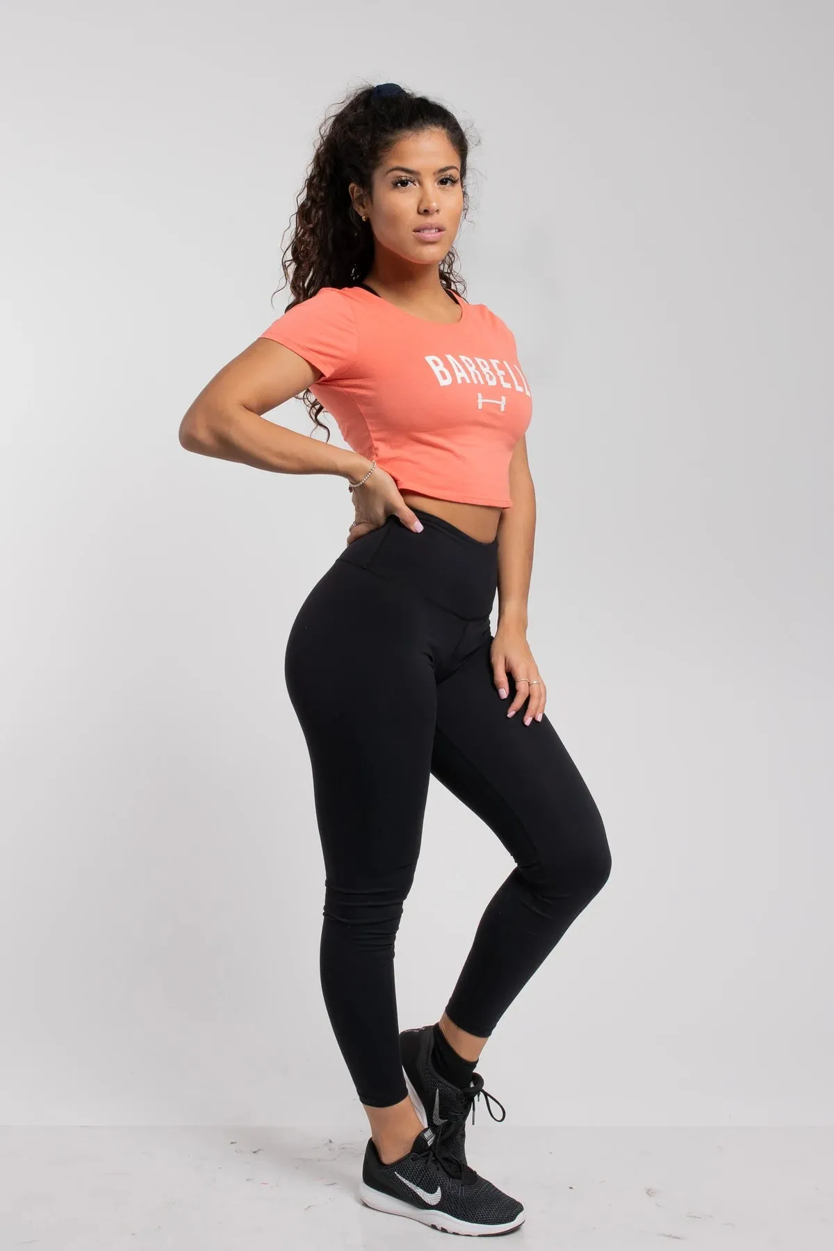 Barbell Crop Tee