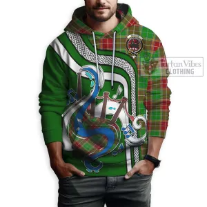 Baxter Modern Tartan Hoodie with Epic Bagpipe Style