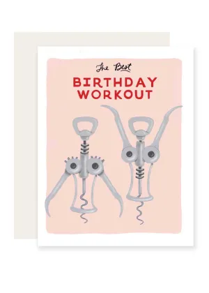 Birthday Workout Card