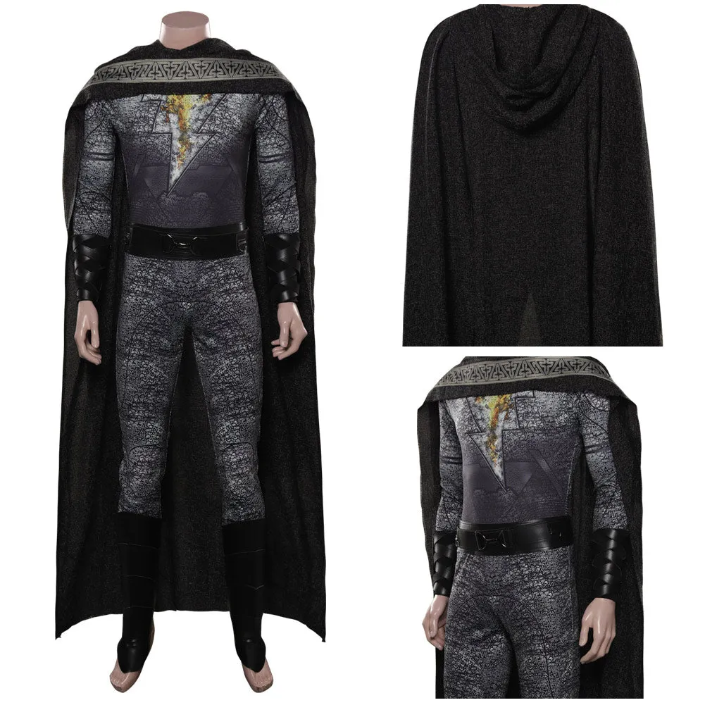 Black Adam Teth-Adam Cosplay Costume Outfits Jumpsuit Cloak Halloween Carnival Suit