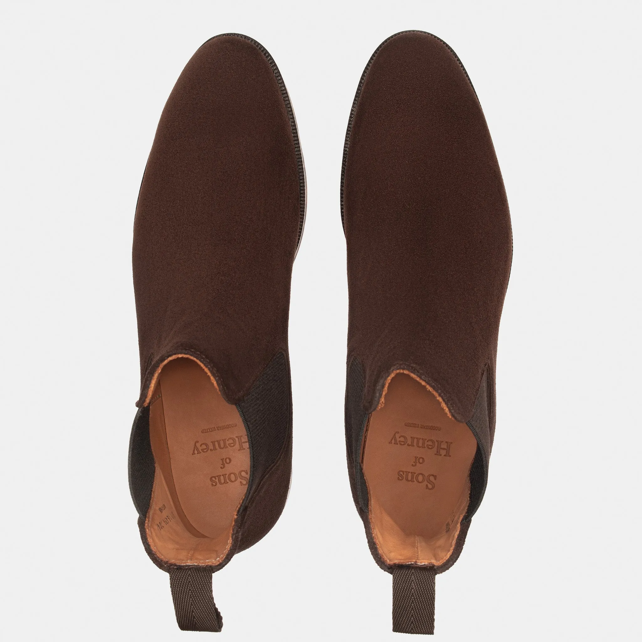 Blaine Wholecut Chelsea Chocolate Brown Suede