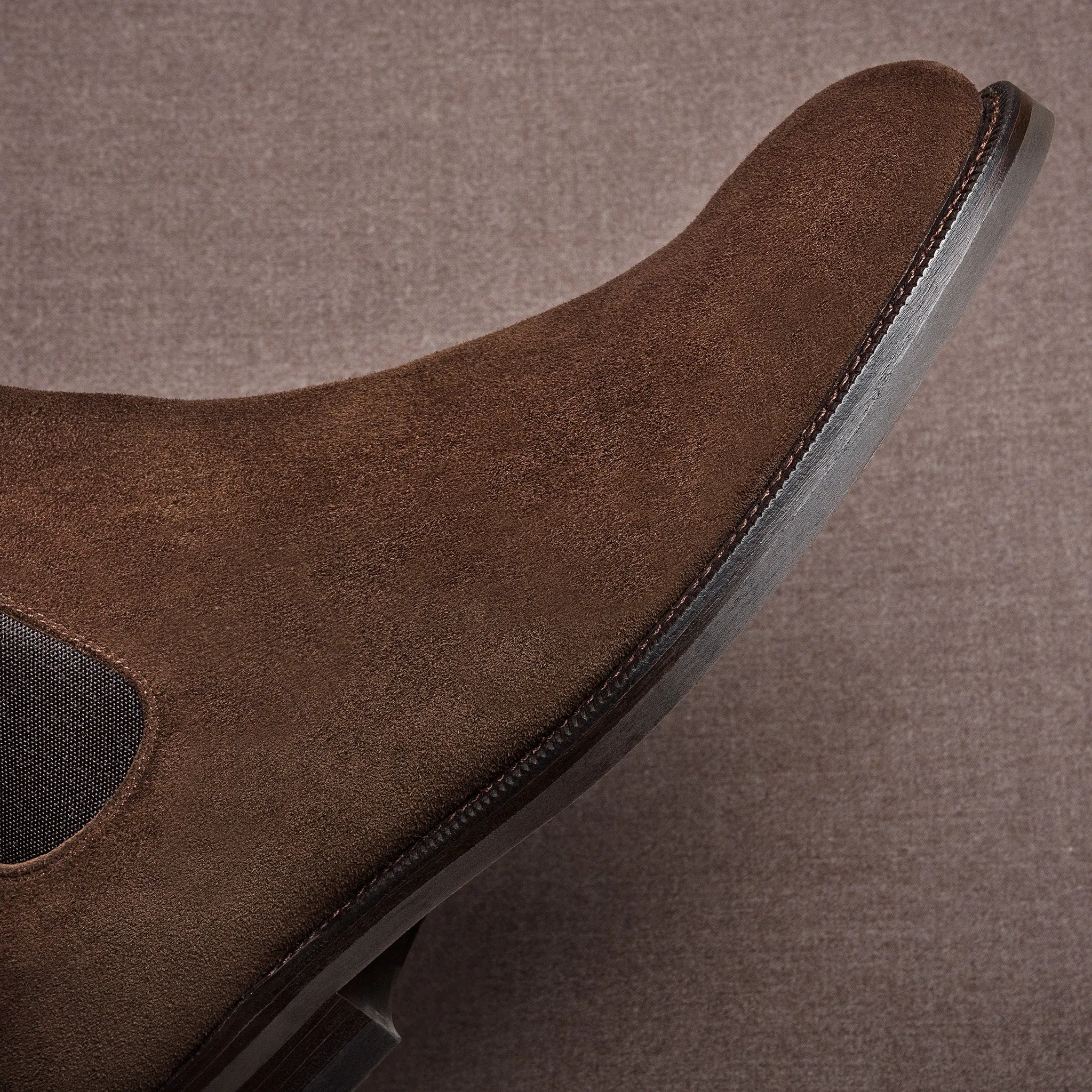 Blaine Wholecut Chelsea Chocolate Brown Suede