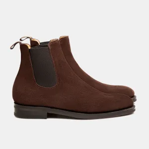 Blaine Wholecut Chelsea Chocolate Brown Suede