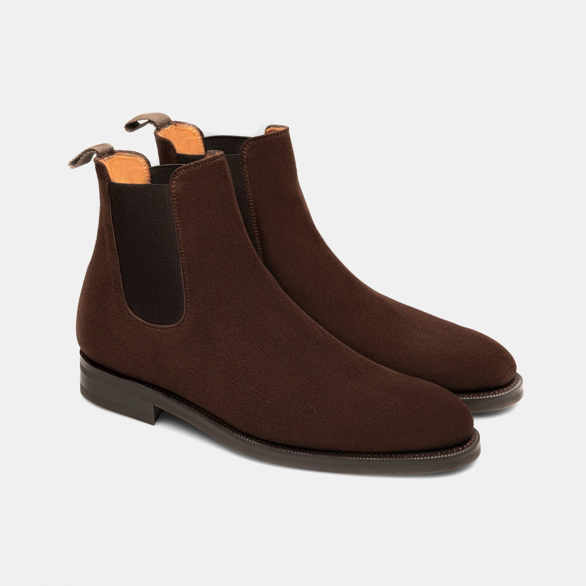 Blaine Wholecut Chelsea Chocolate Brown Suede