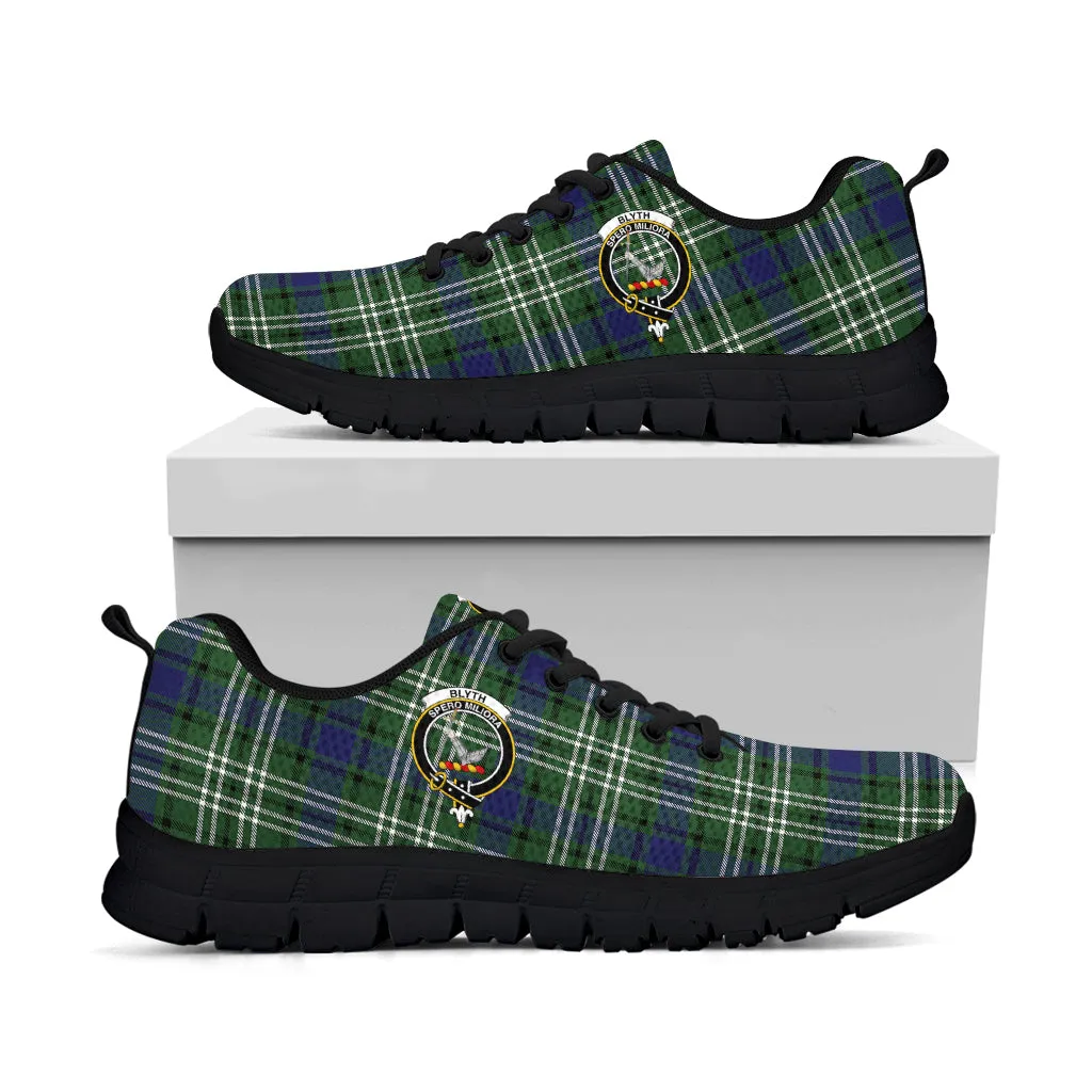 Blyth Tartan Sneakers with Family Crest