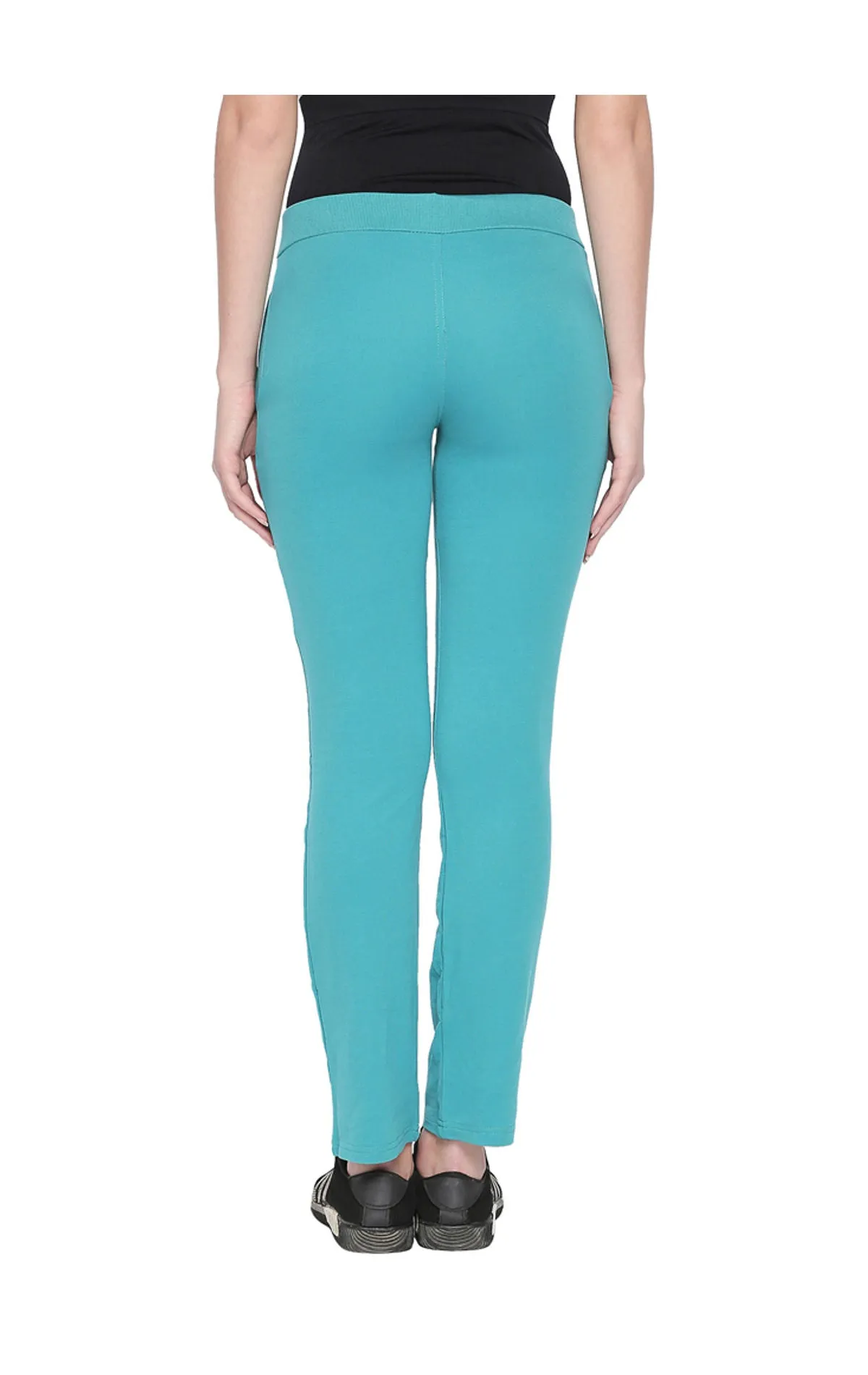 Bodyactive Women Turquoise Trackpant-LL6-TURQ