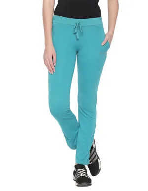 Bodyactive Women Turquoise Trackpant-LL6-TURQ