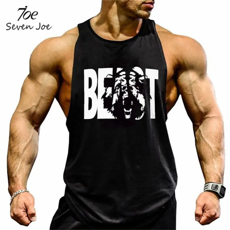 Bodybuilding Men Tank Top workout BEAST