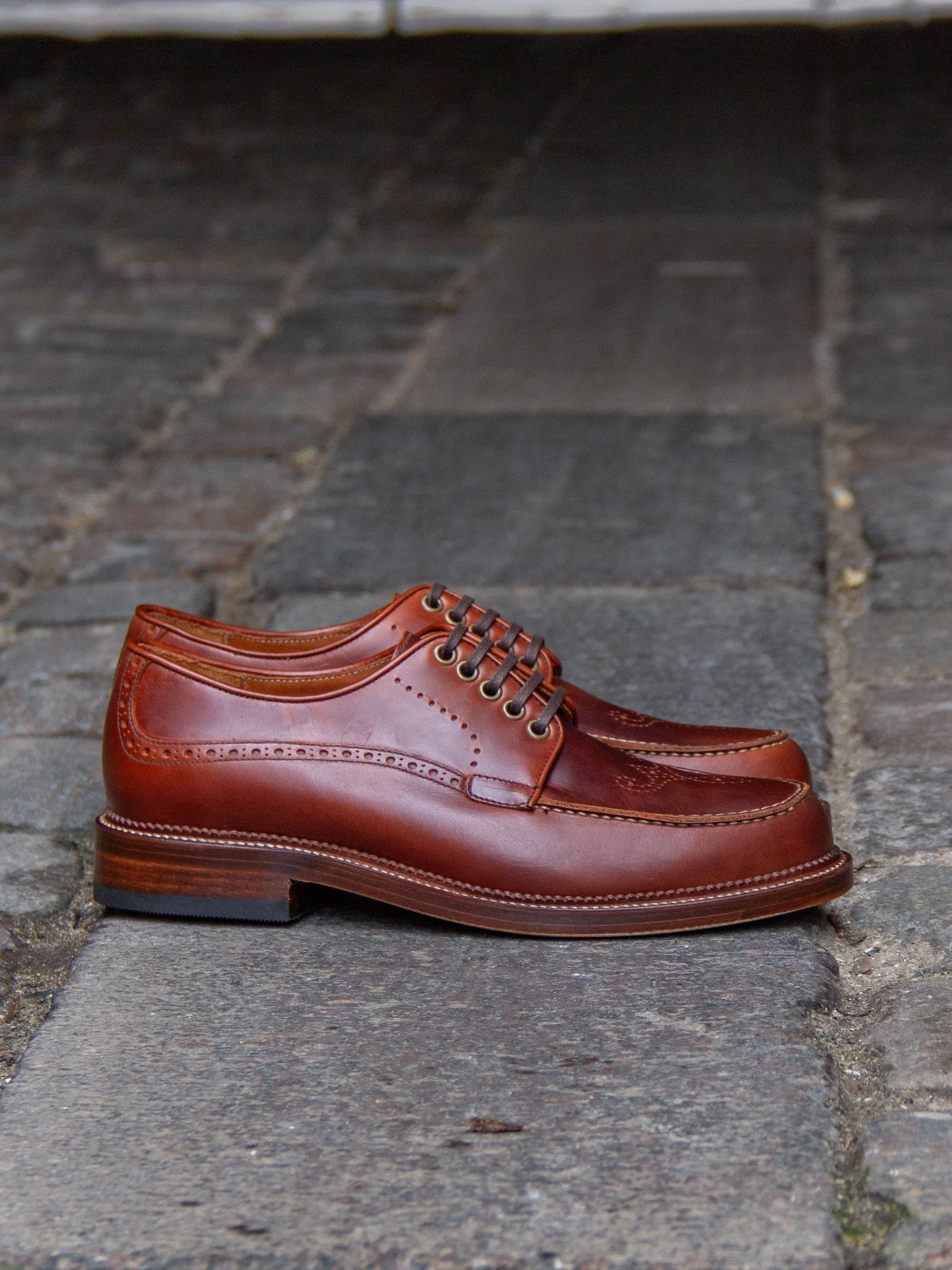 Bright Shoemakers, Moc Derby, Chestnut