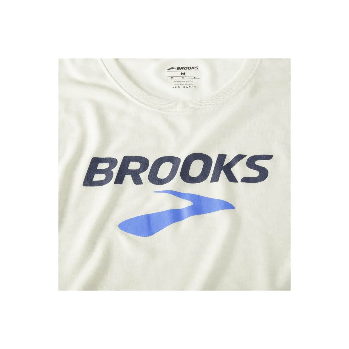 Brooks Distance Short Sleeve T-Shirt White