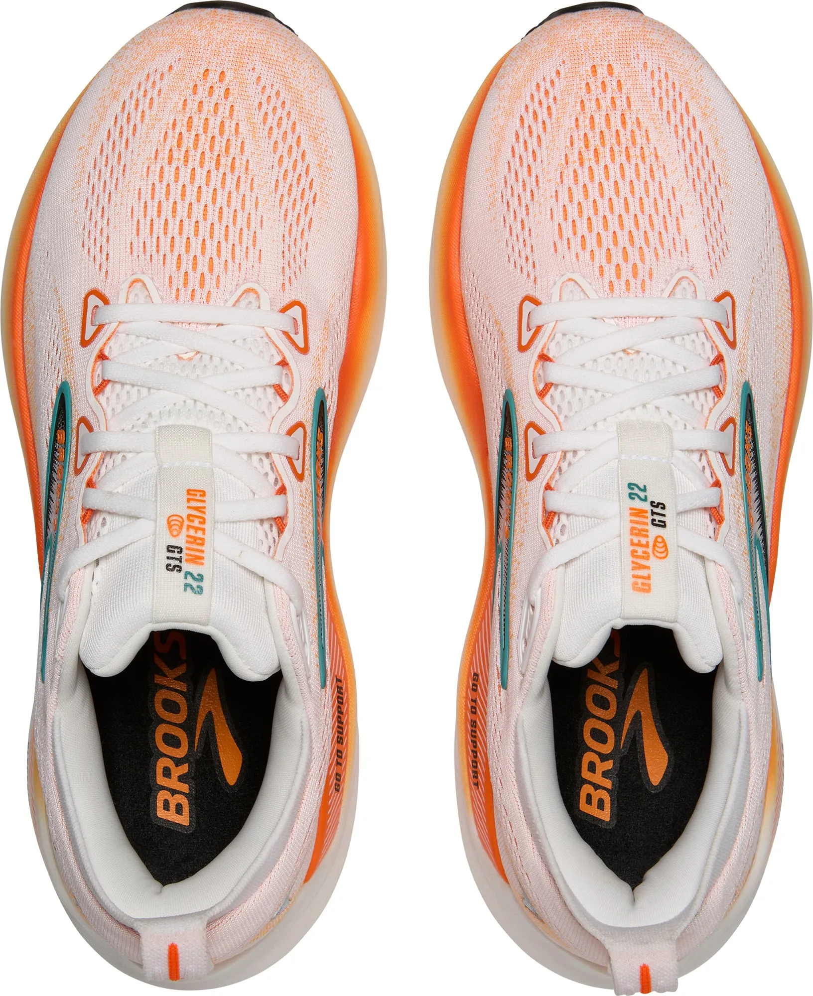 Brooks Glycerin GTS 22 Mens Running Shoes - Orange