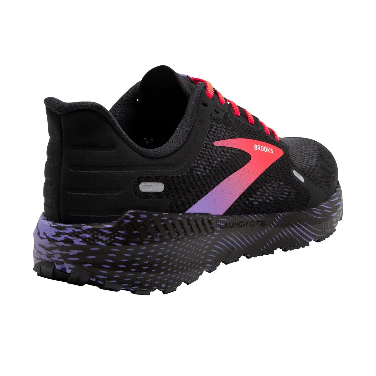 Brooks Launch GTS 9 Womens | Black/coral/purple