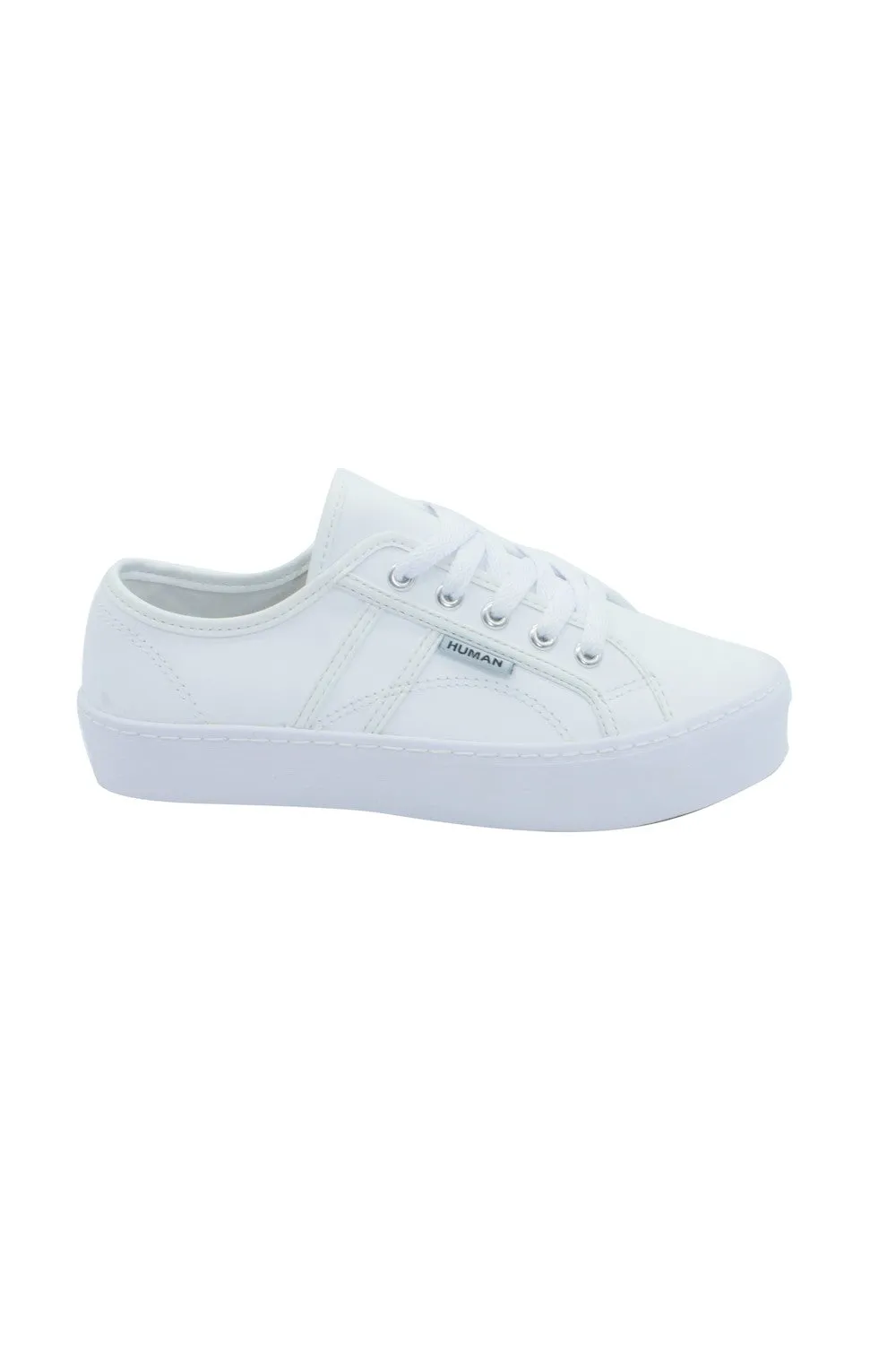 Cass Leather Sneakers - White