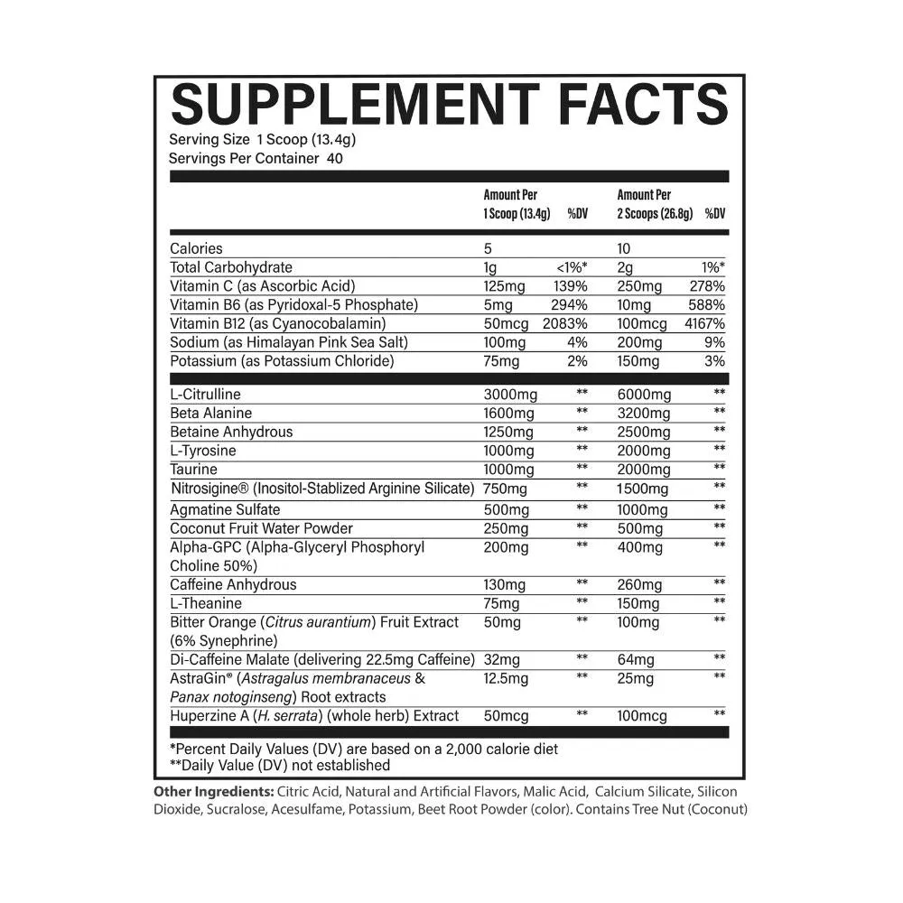 CBUM Thavage Pre-Workout 40 Servings